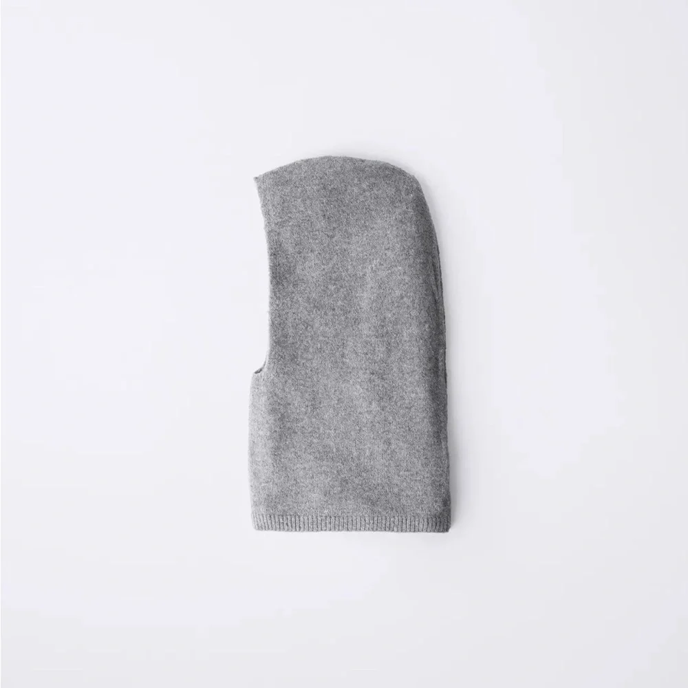 Zara Gray Marl Knit Balaclava- Size 6-14 yrs old NWT